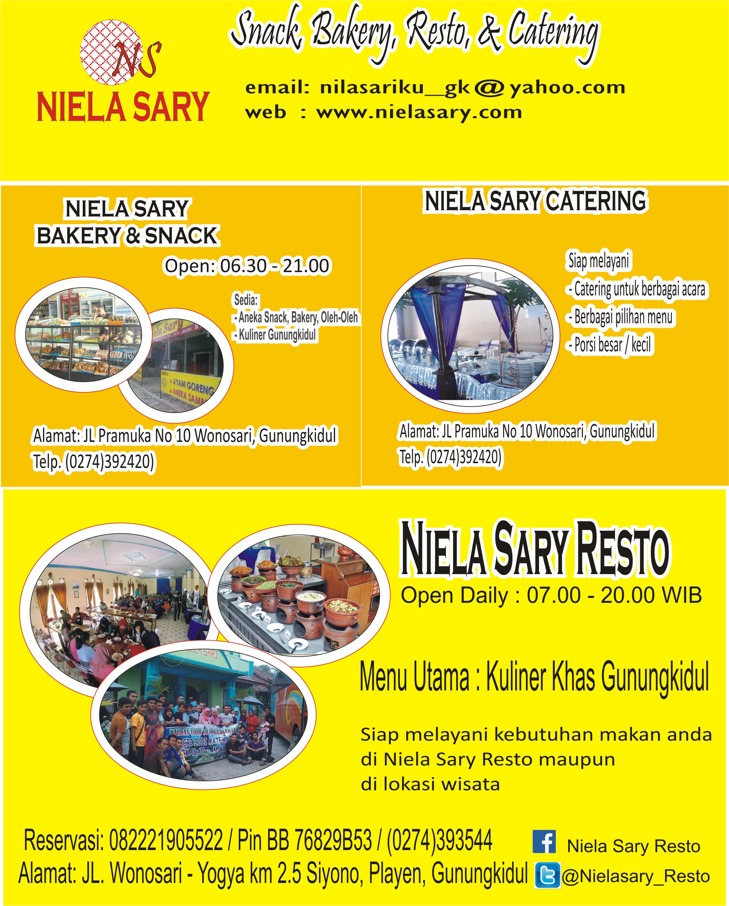 NIELA SARY  Snack, Resto & Catering